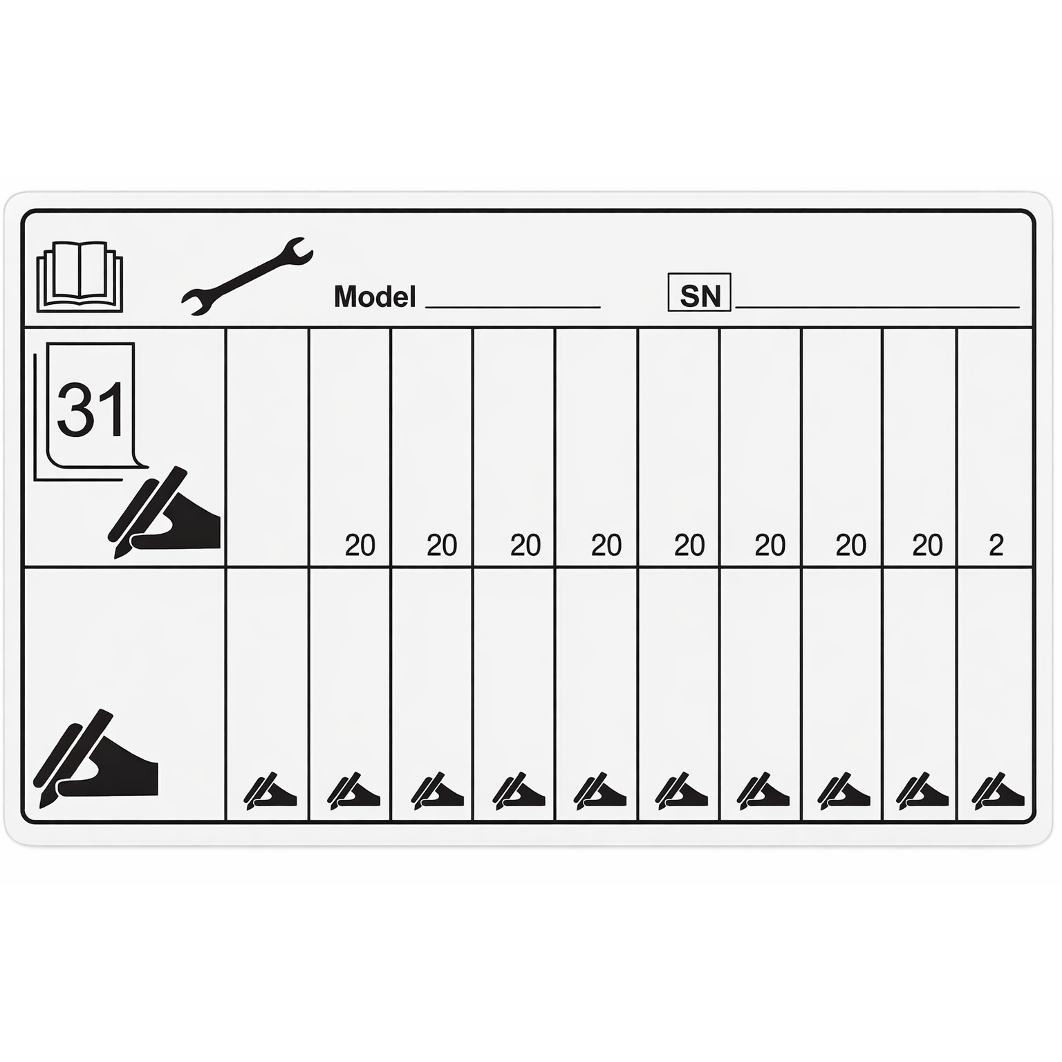 Skyjack Single Decal 172656