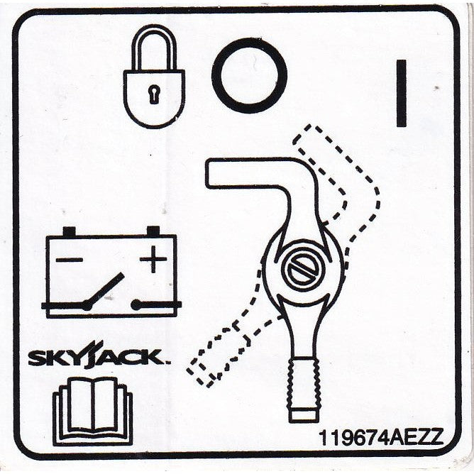 Skyjack  Single Decal 119674_AEZZ