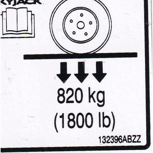 Skyjack  Single Decal 132396_ABZZ