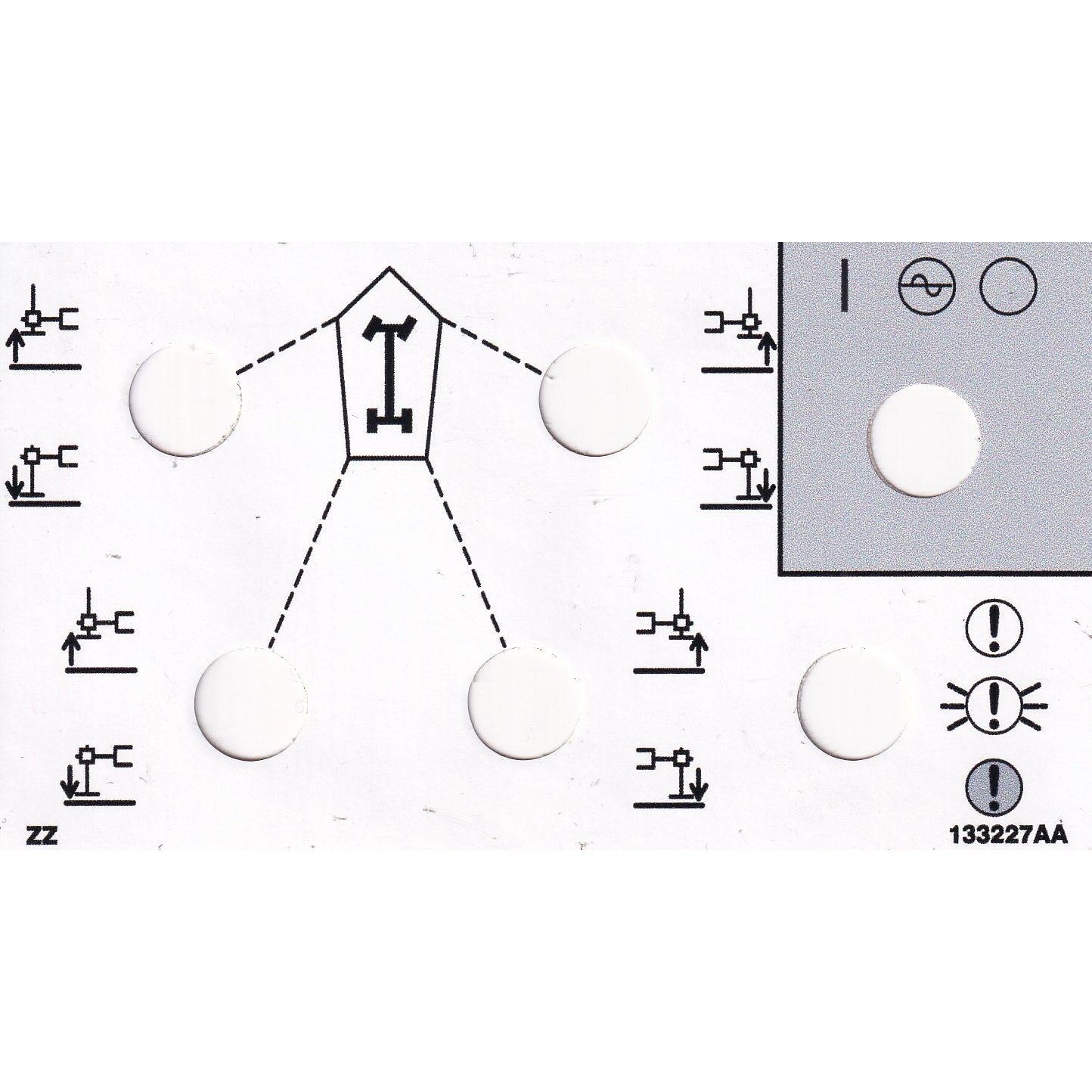 Skyjack  Single Decal 133227_AA