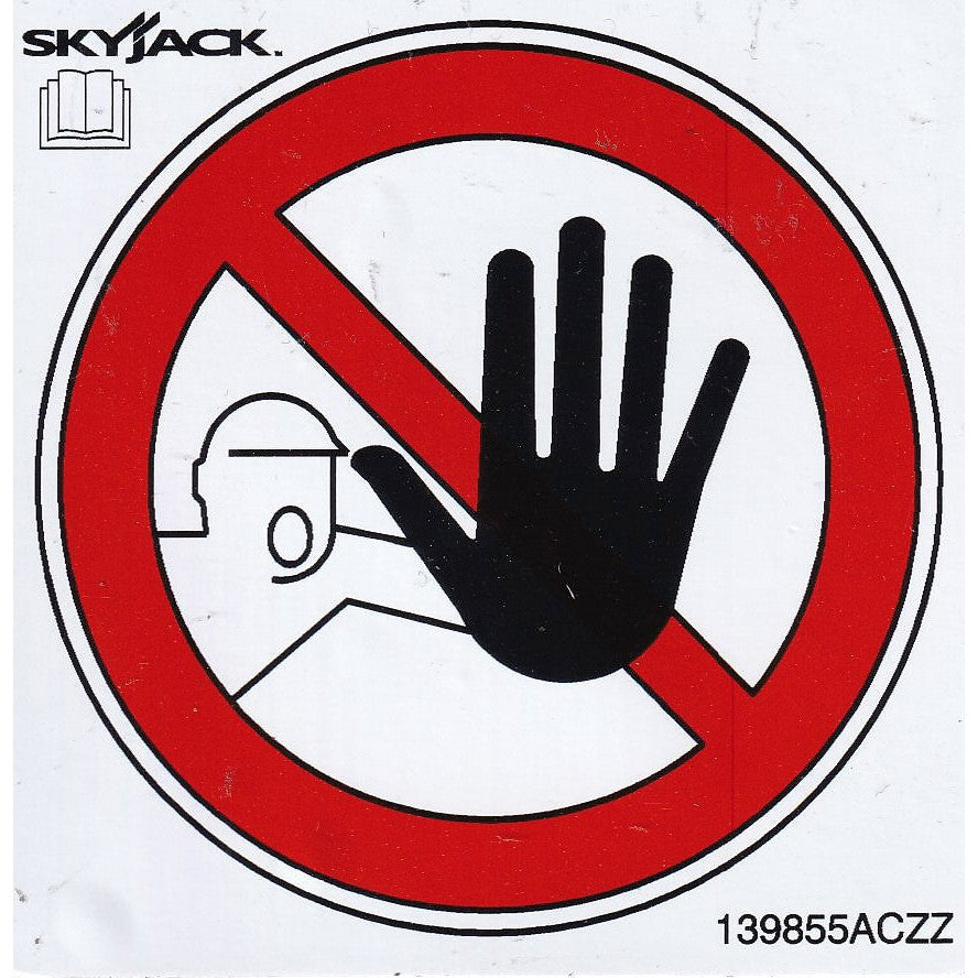 Skyjack Single Decal 139855_ACZZ