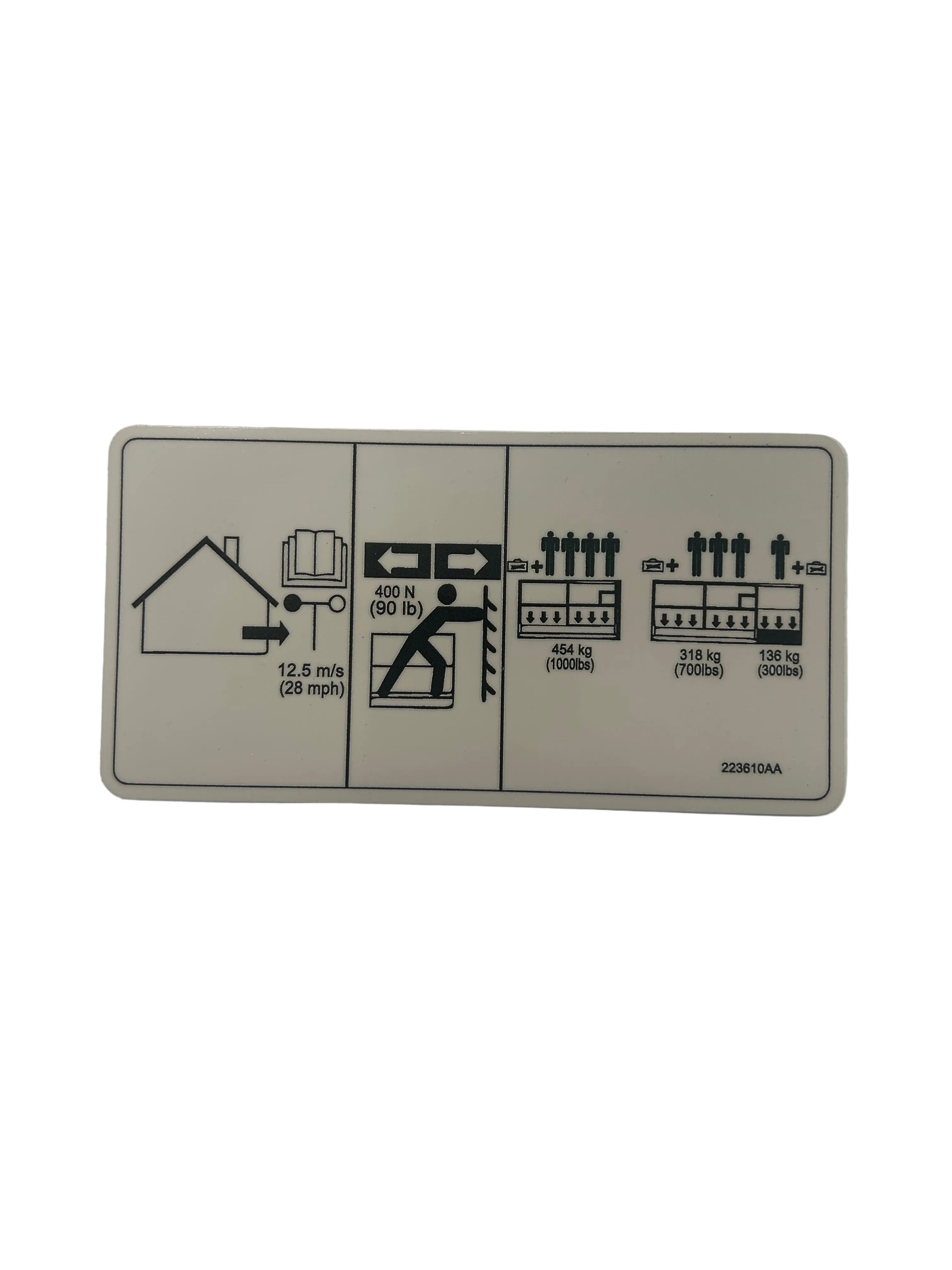 Skyjack Single Decal 223610