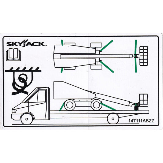 Skyjack  Single Decal 147111_ABZZ