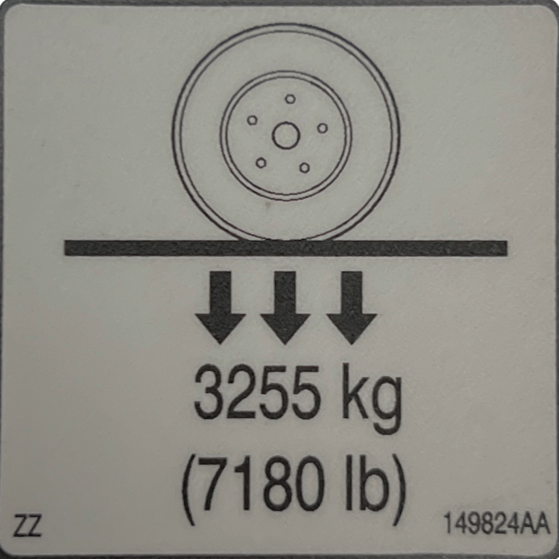 Skyjack  Single Decal 149824_AA