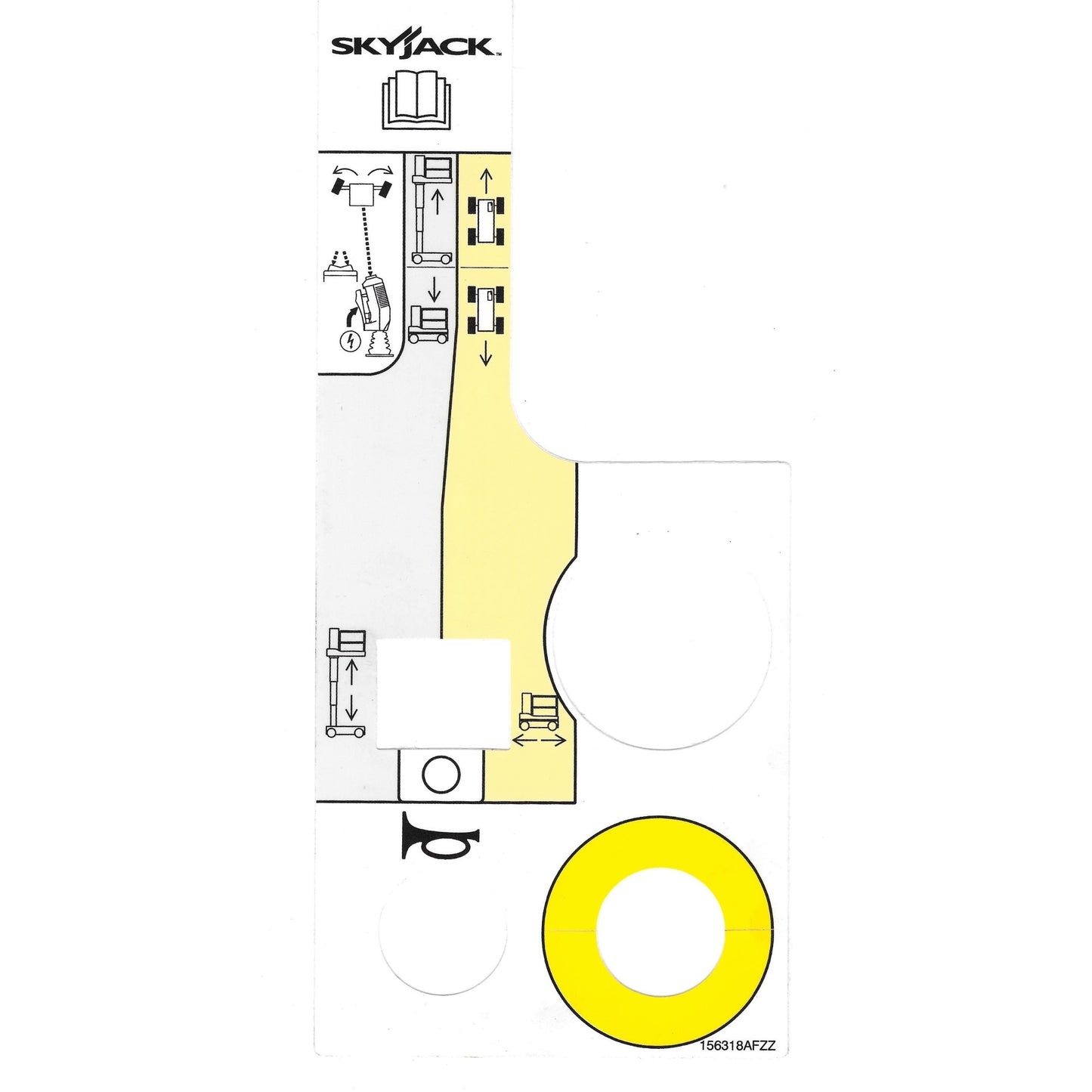 Skyjack Single Decal 156318AFZZ