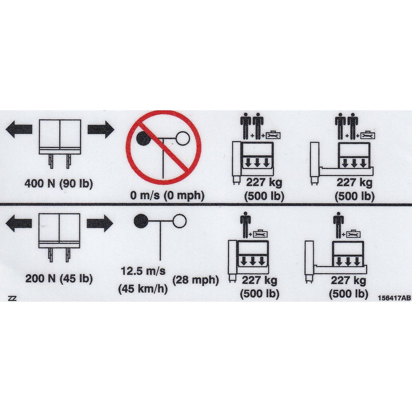 Skyjack  Single Decal 156417_AB