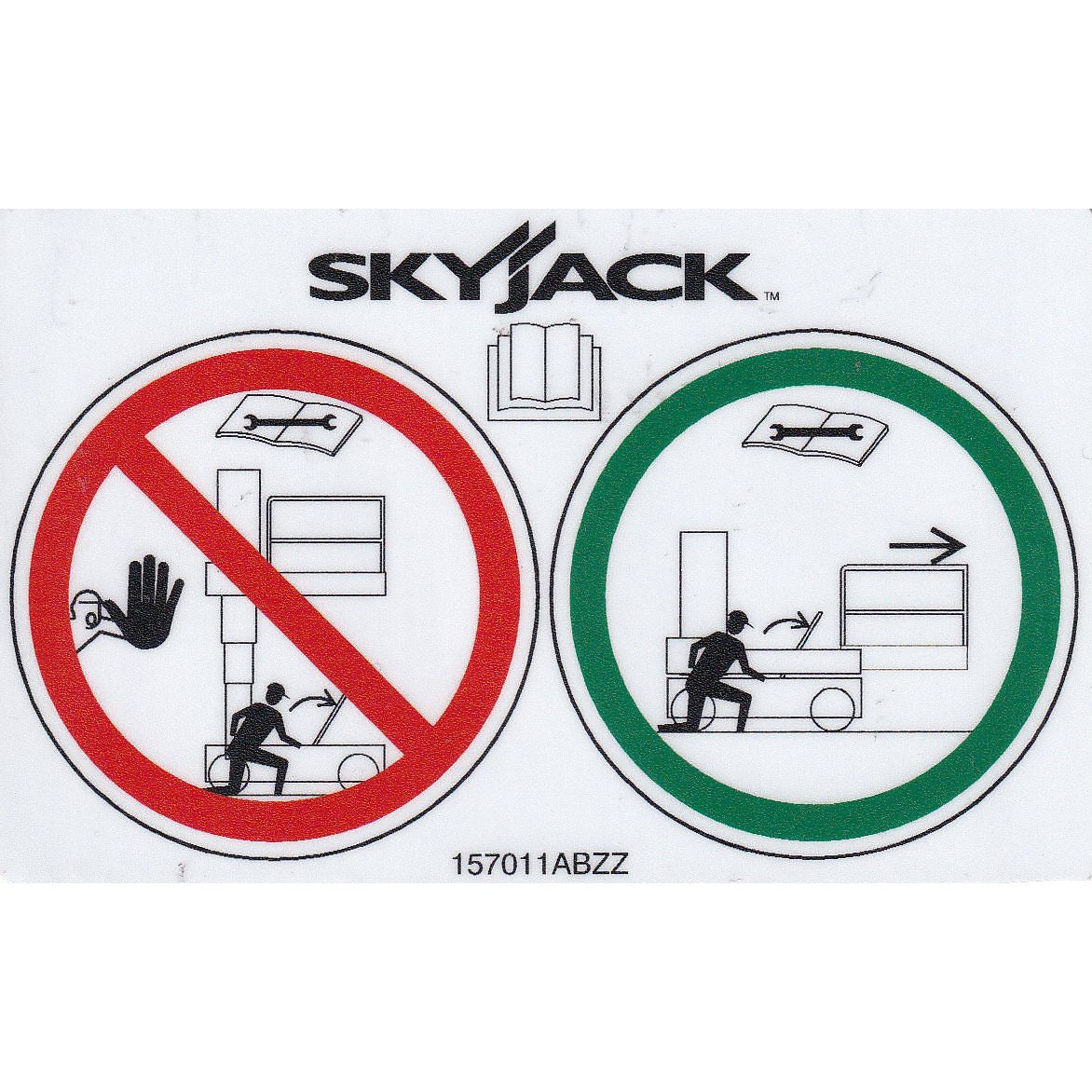 Skyjack  Single Decal 157011_ABZZ