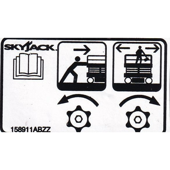 Skyjack  Decal 158911_ABZZ