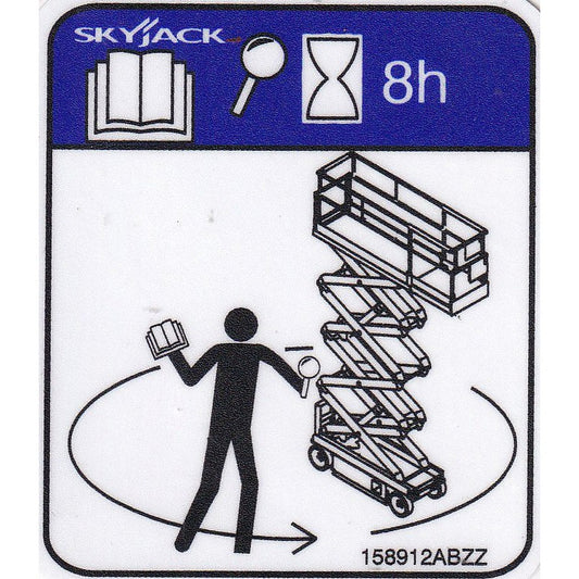 Skyjack Decal 158912 ABZZ