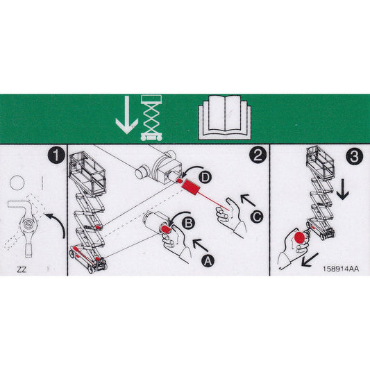 Skyjack  Single Decal 158914_AA