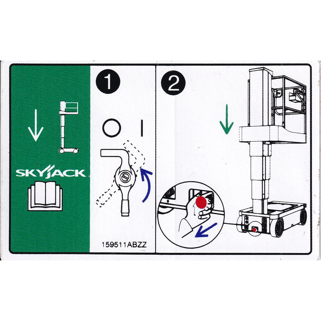 Skyjack  Single Decal 159511_ABZZ