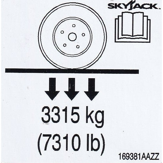 Skyjack  Single Decal 169381_AAZZ