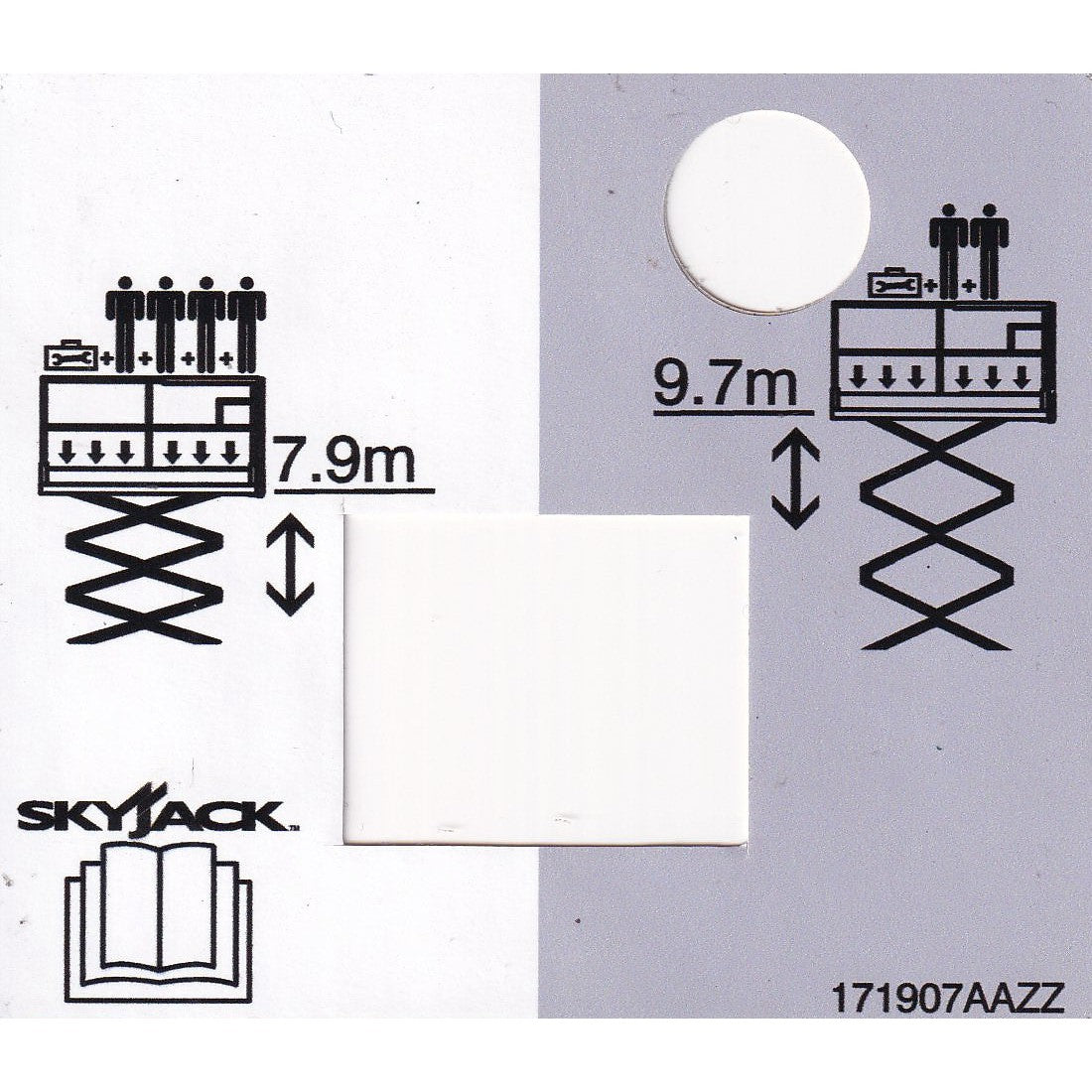 Skyjack  Single Decal 171907_AAZZ