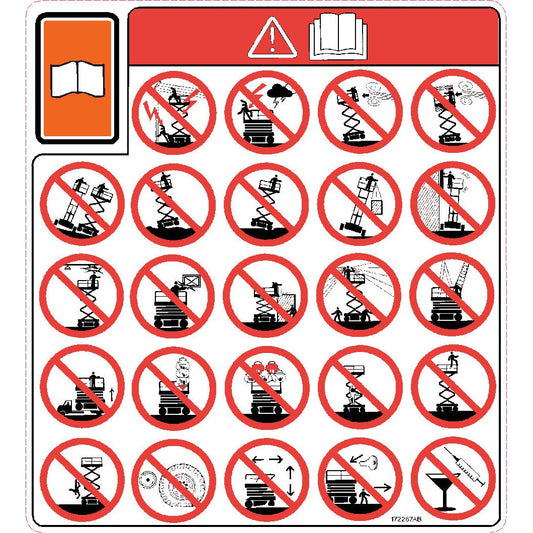 Skyjack Single Decal 172267AB