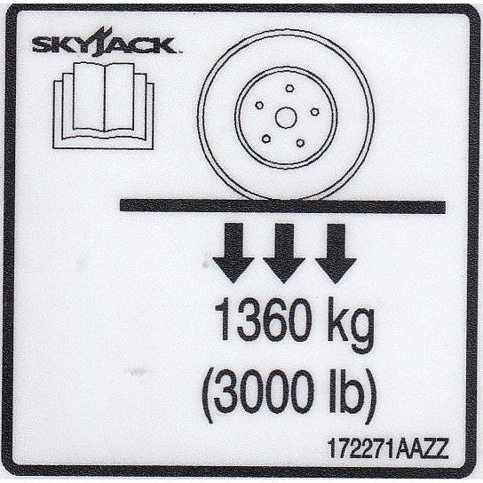 Skyjack  Single Decal 172271_AAZZ