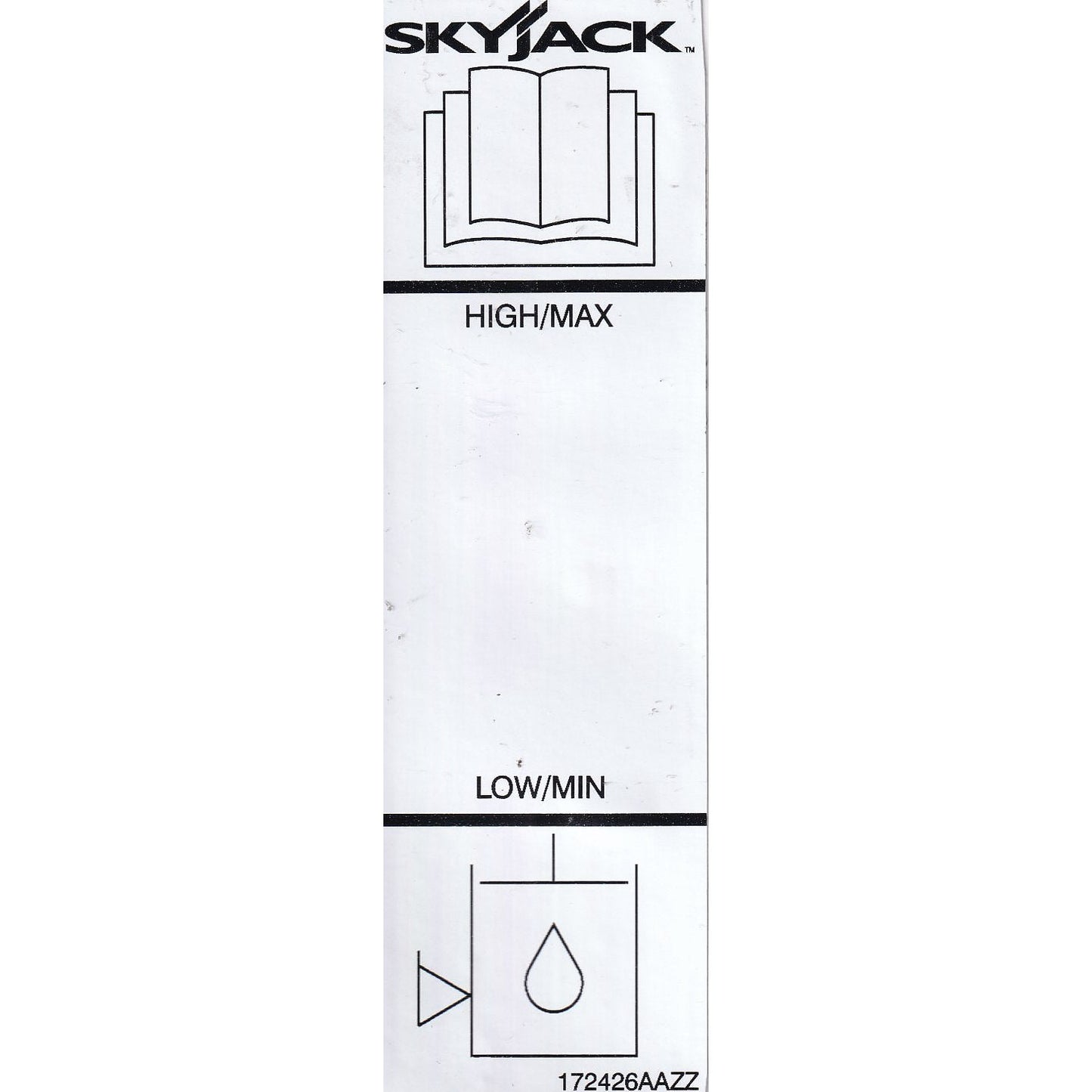 Skyjack  Single Decal 172426_AAZZ