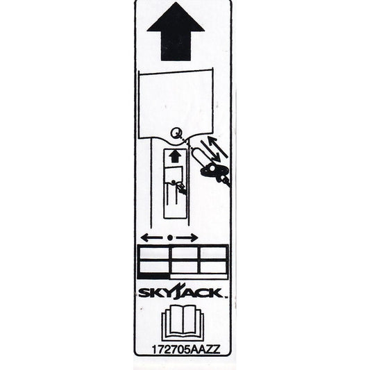 Skyjack  Single Decal 172705_AAZZ