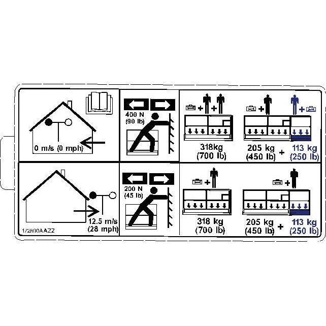 Skyjack  Single Decal 172800AAZZ