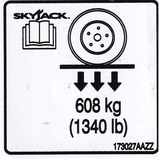 Skyjack  Single Decal 173027_AAZZ