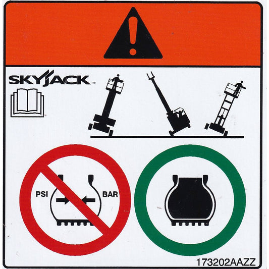 Skyjack  Single Decal 173202_AAZZ