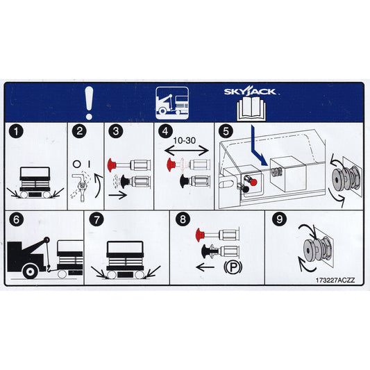 Skyjack  Single Decal 173227_ACZZ