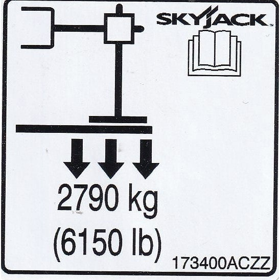 Skyjack  Single Decal 173400_ACZZ