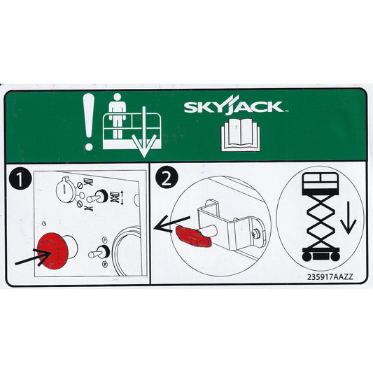 Skyjack  Single Decal 235917_AAZZ