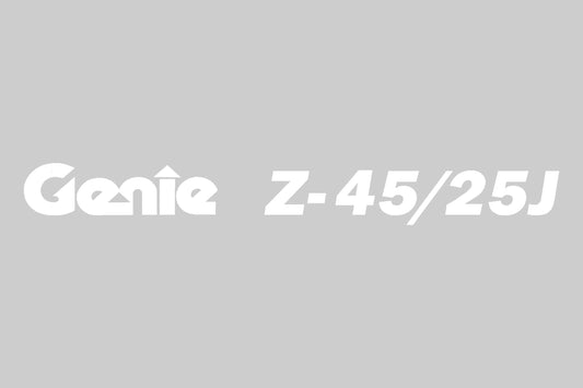 Genie Z45/25J Cosmetic decal, PN 62926GT