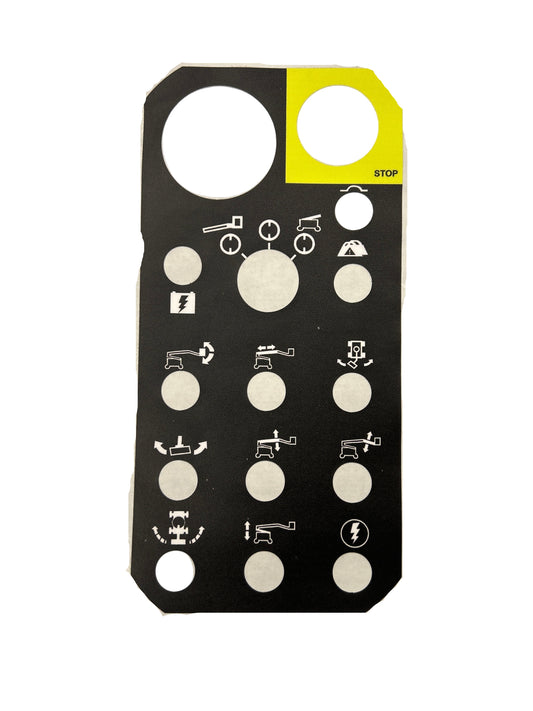 Genie Ground Control Panel Decal, Sticker P/N 82592GT