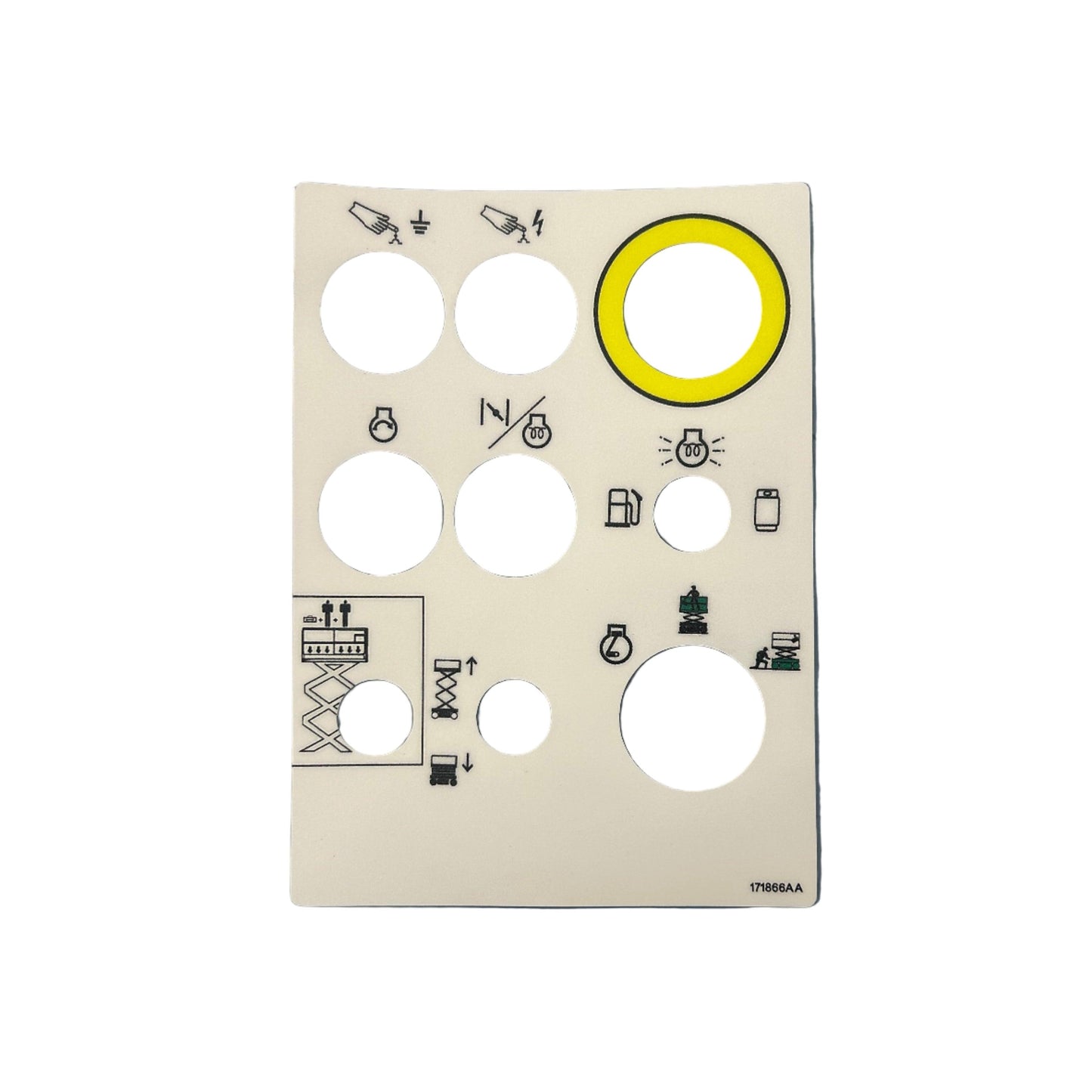 Skjack Single Lower Control Decal 171866AA