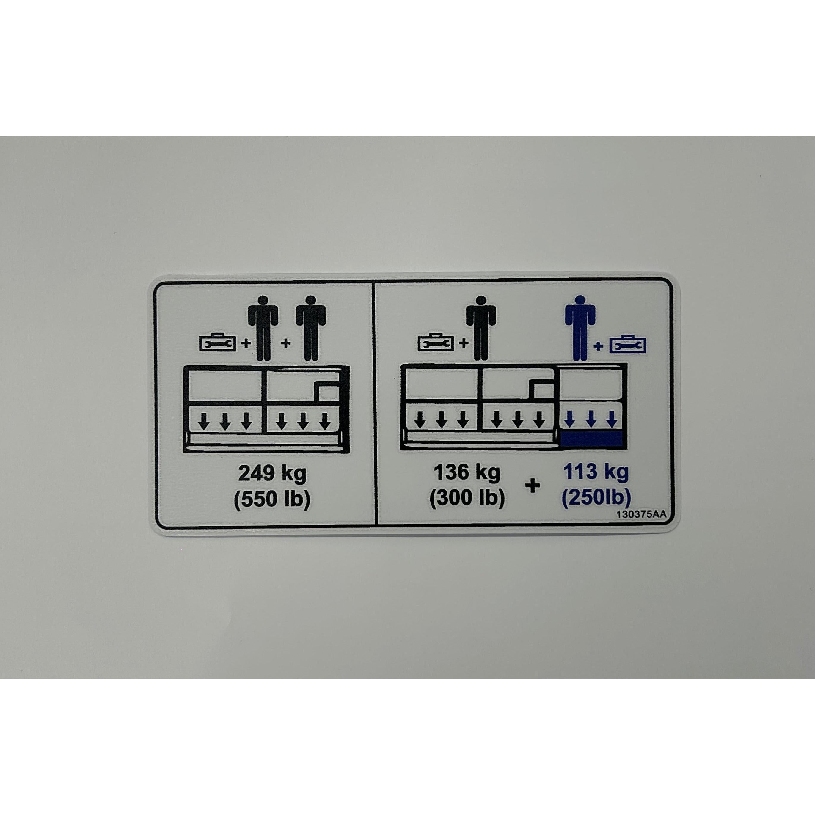 Skyjack Single Decal 130375