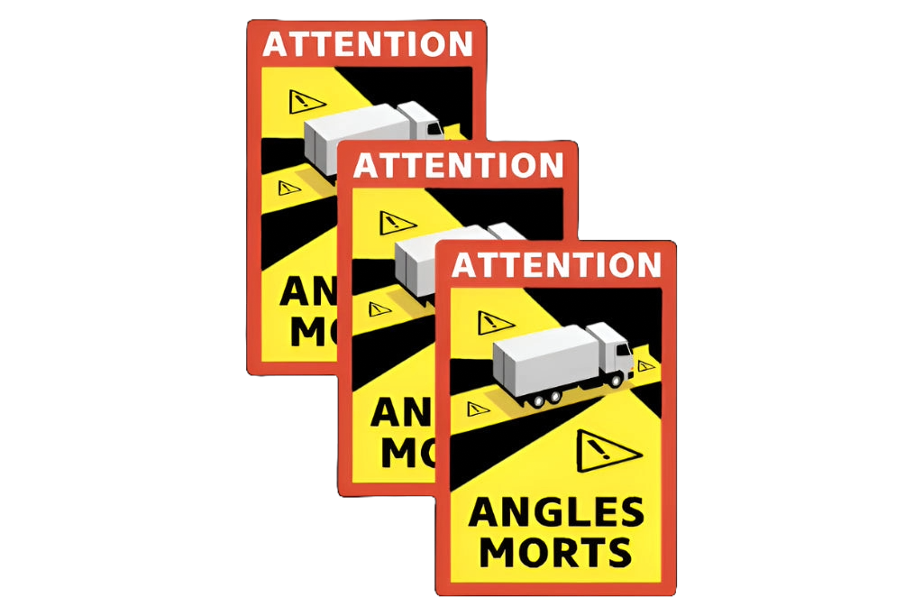 Blind Spot Angles Morts HGV Trucks Lorries & Vans Stickers