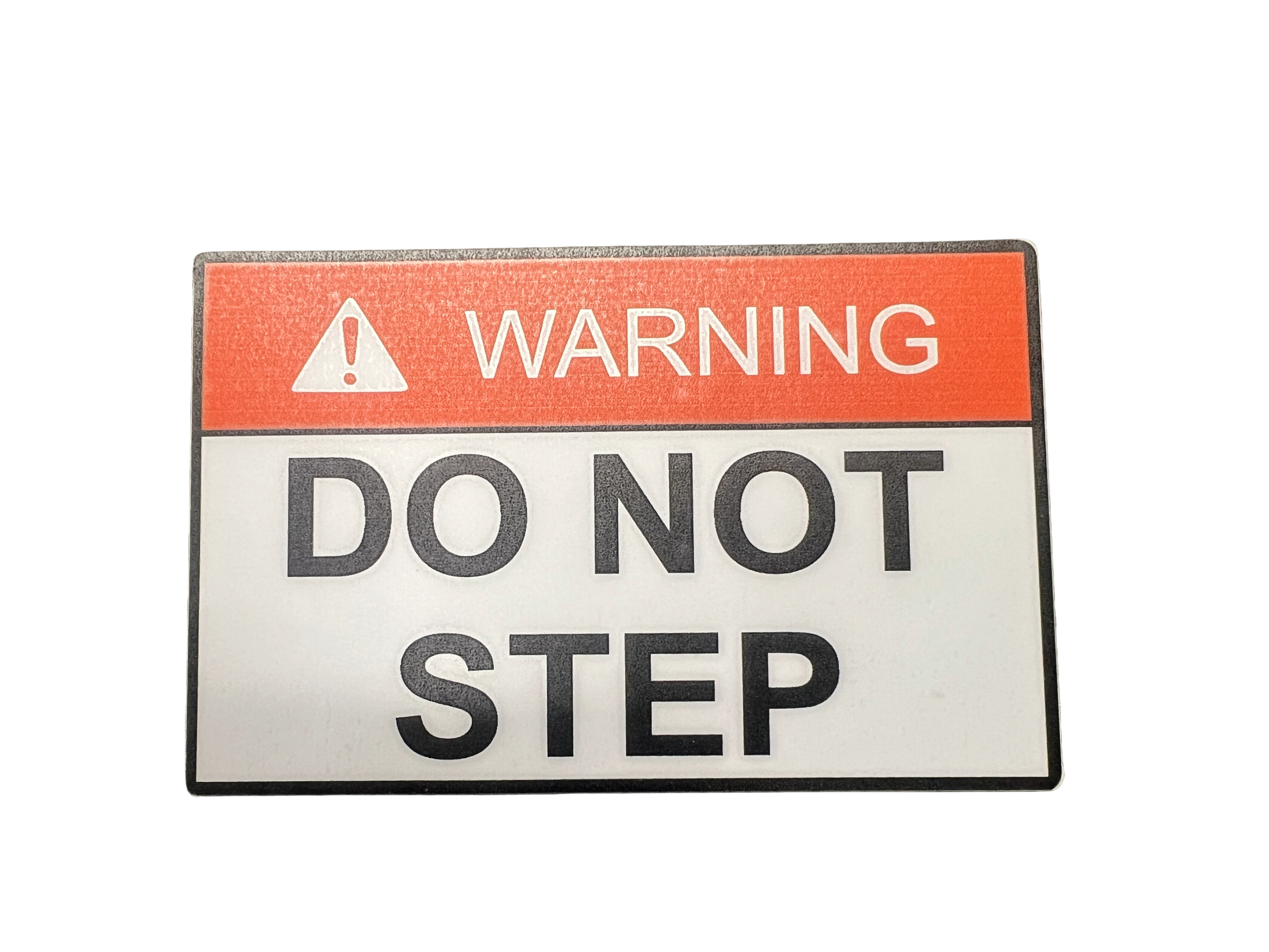 Palfinger single decal, do not step