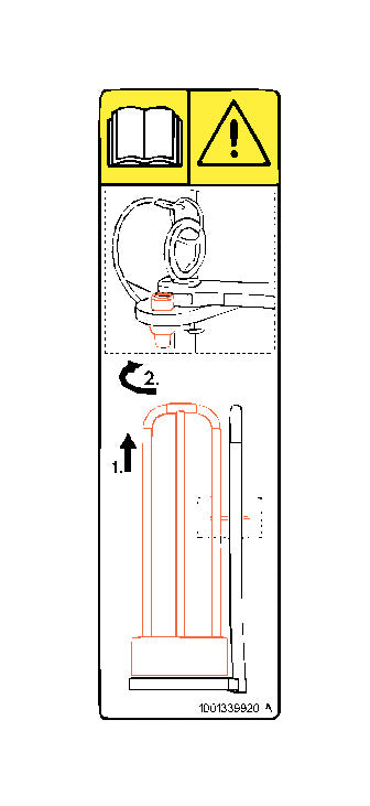 JLG Single Decal, 1001339920A