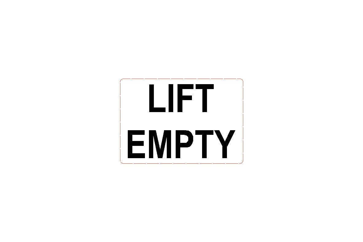 Lift empty Decal