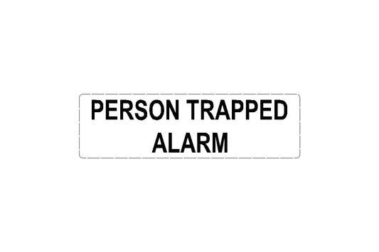 Person trapped alarm