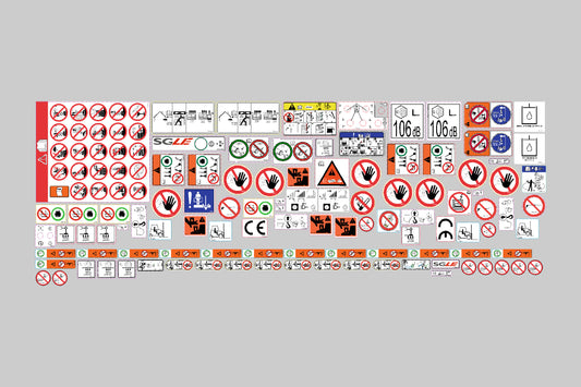 Skyjack SJ6832RTE Safety Decal Kit