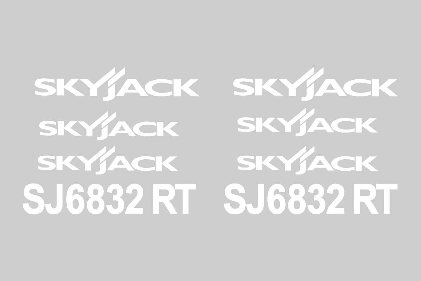 Skyjack SJ6832RT Cosmetic Decal Kit