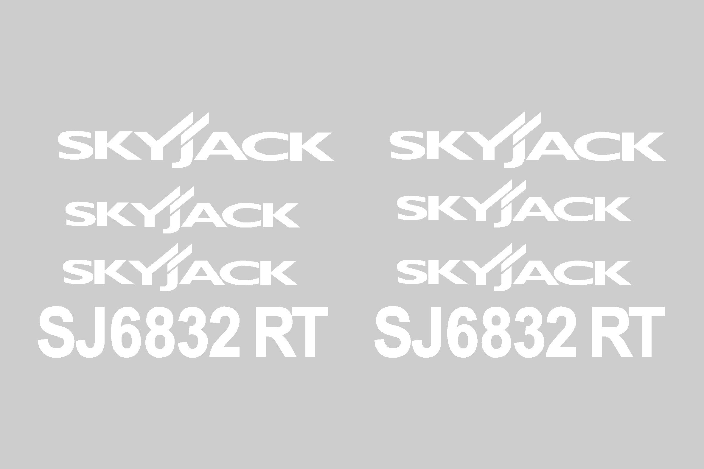 Skyjack SJ6832RT Cosmetic Decal Kit