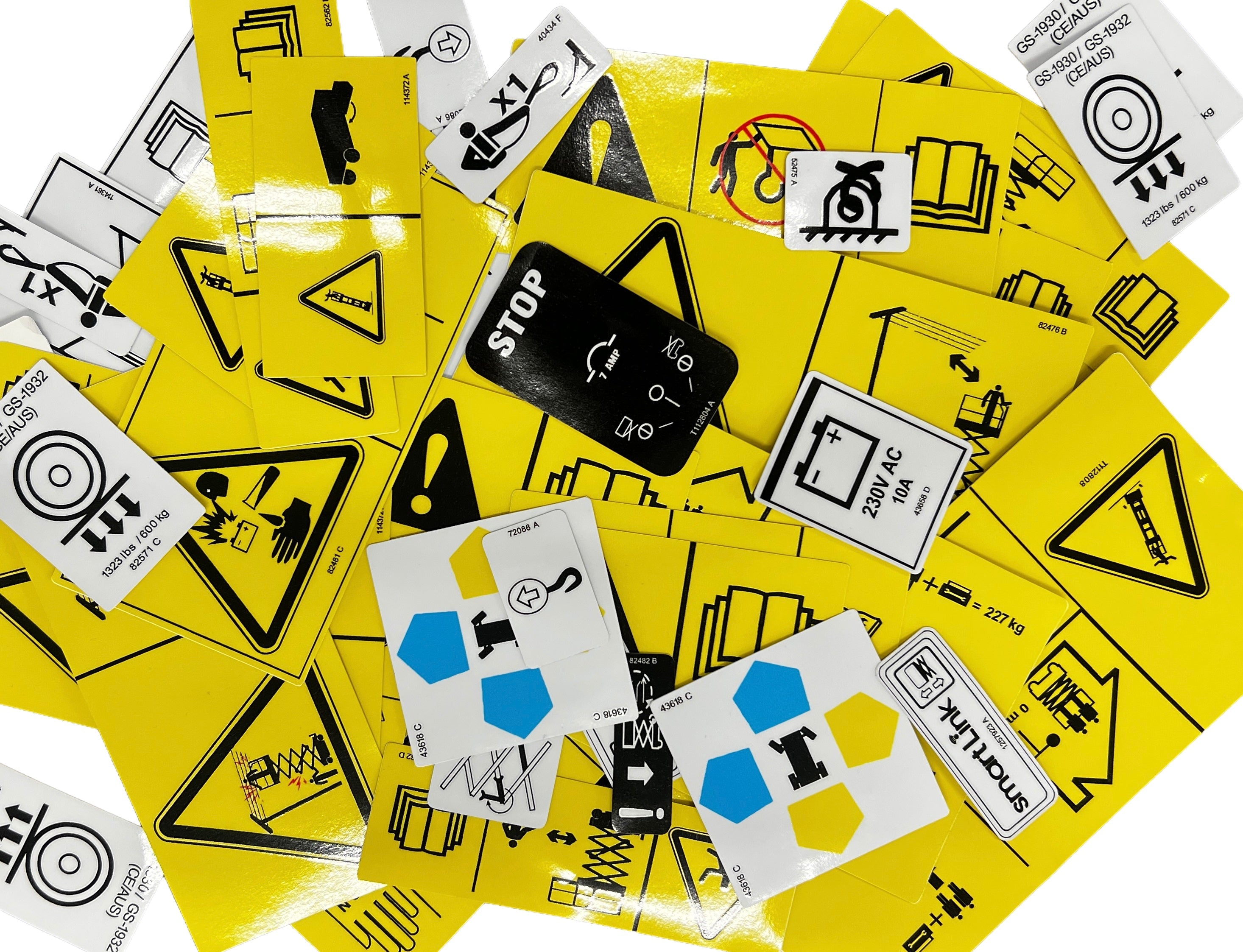 DECAL KIT,2032 PLAT.,SYM,ANSI 217275GT