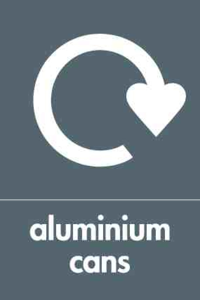 aluminium cans recycling - Safety Decals Ltd