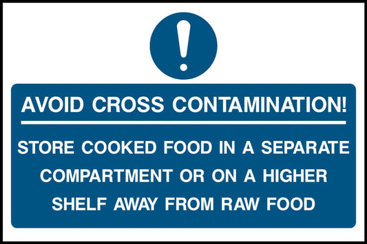 Avoid Cross Contamination Store Cooked Food In A Separate Compartment