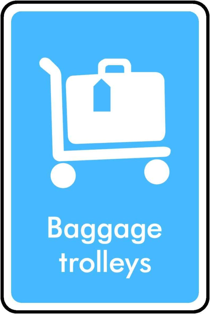 Baggage trolleys - Safety Decals Ltd