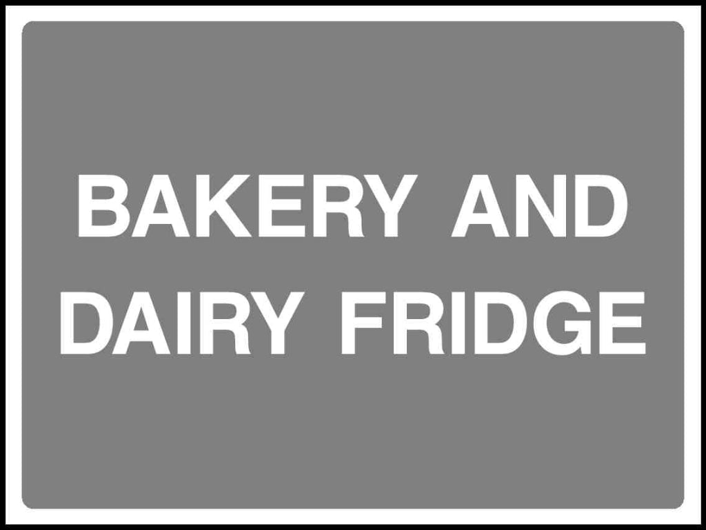 Bakery And Dairy Fridge