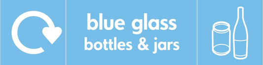 Blue Glass Bottles & Jars