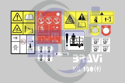 Bravi Leonardo Safety Decal Sticker Kit