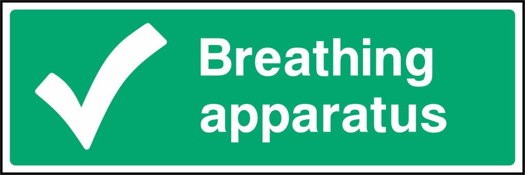 Breathing apparatus - Safety Decals Ltd