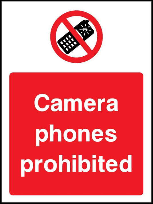 Camera Phones Forbidden