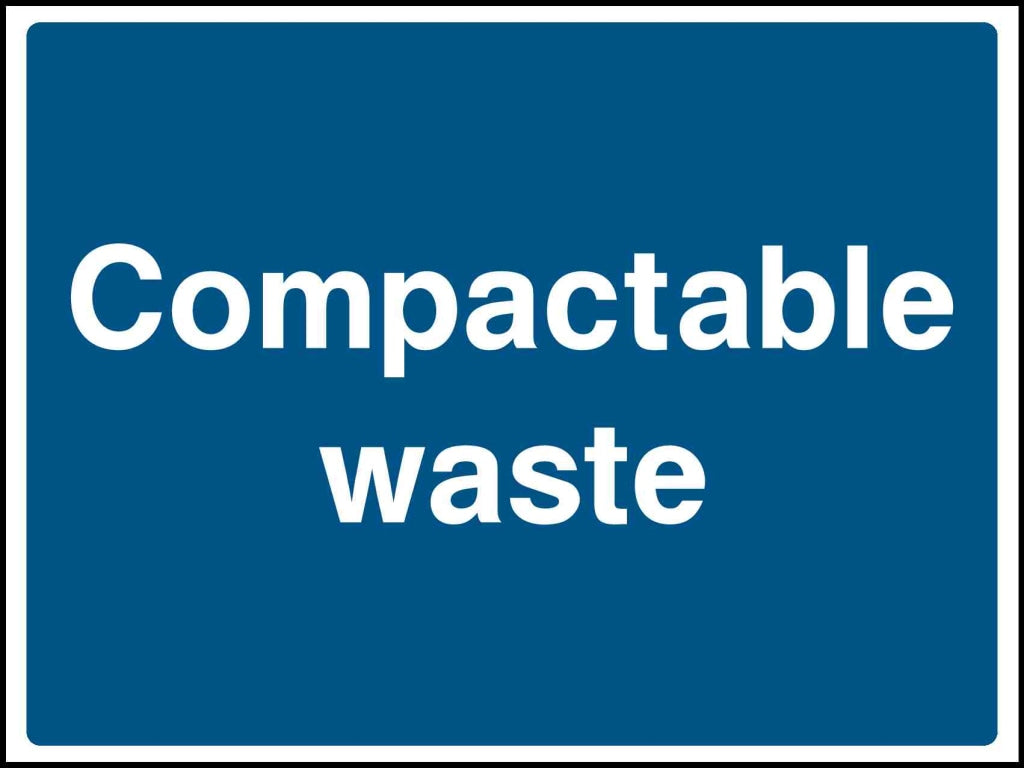 compactable waste - Safety Decals Ltd