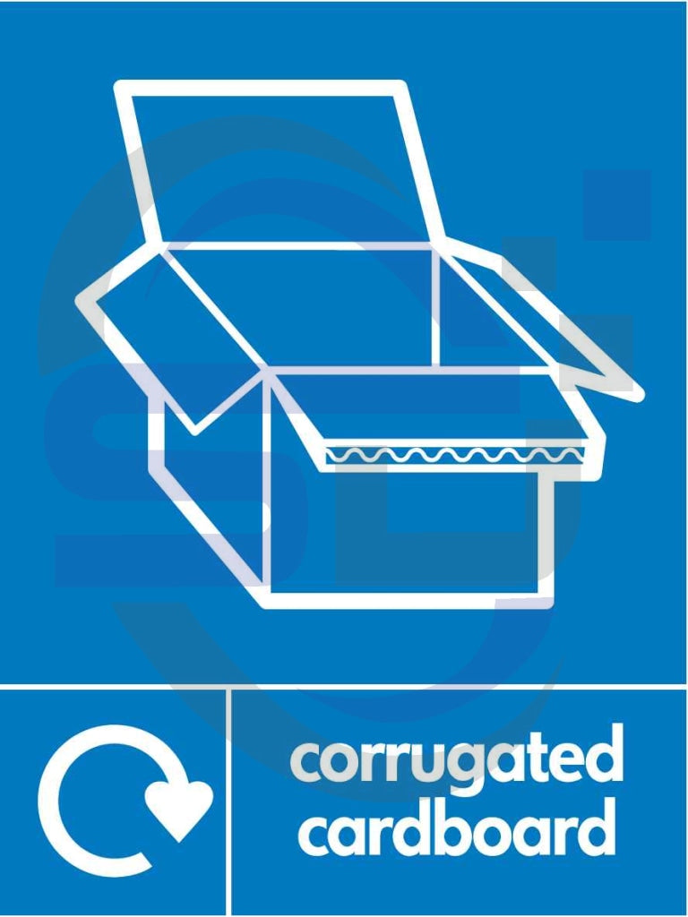 corrugated cardboard - Safety Decals Ltd